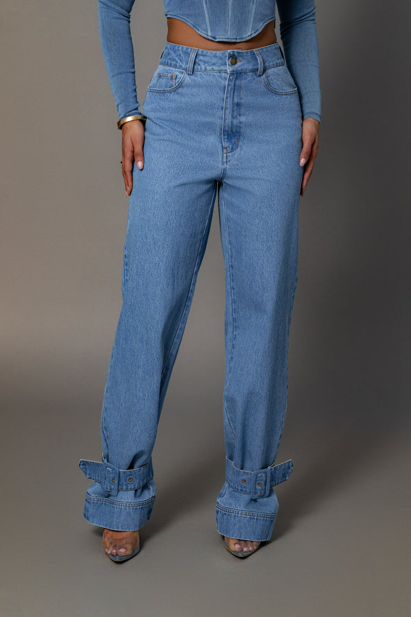 Medium Wash Sissel Denim Jeans